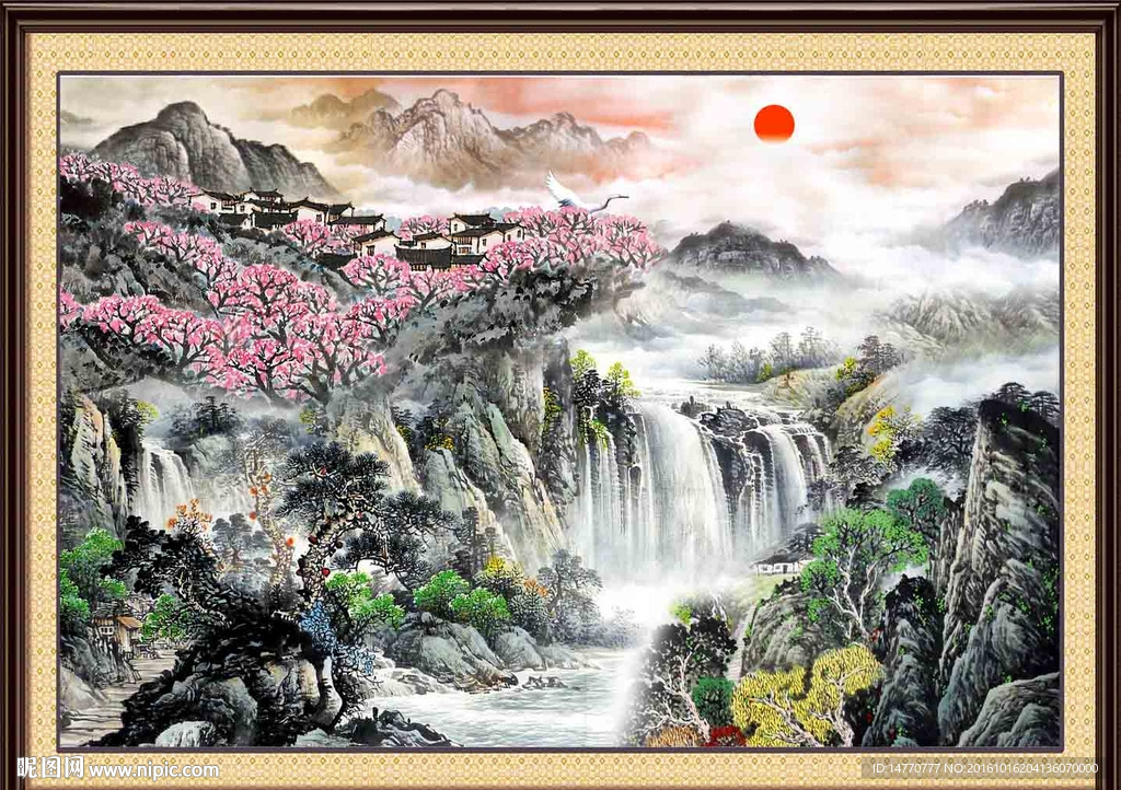 国画山水