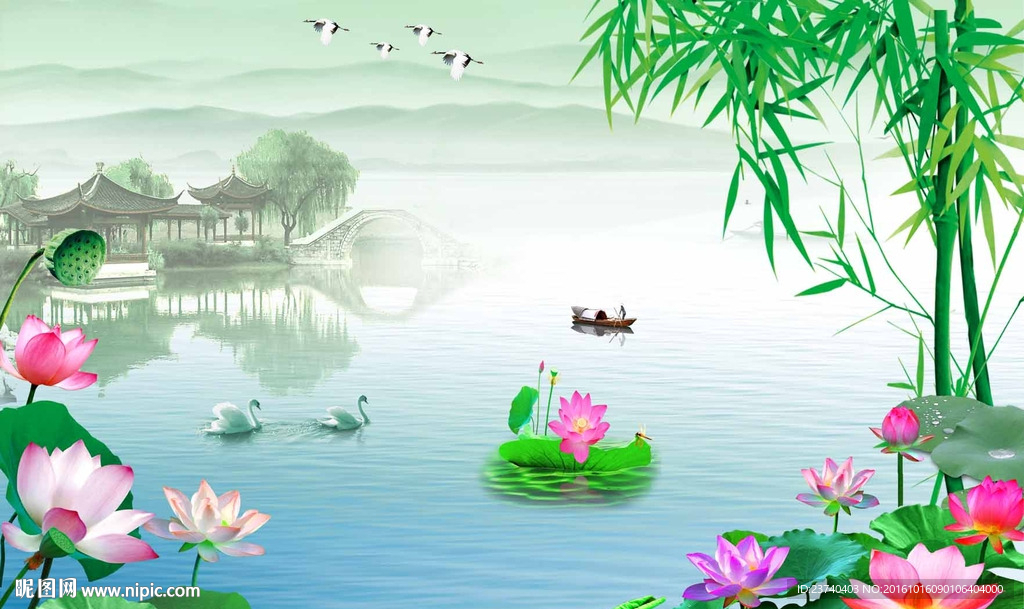中式背景墙