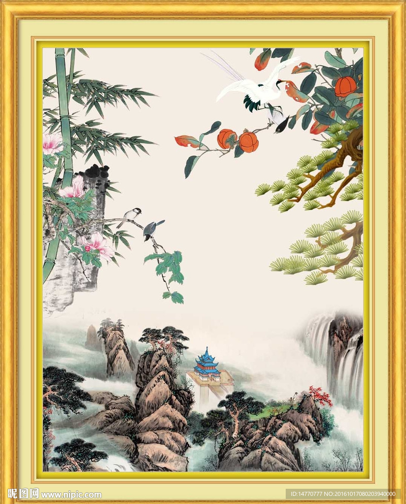 国画花鸟图