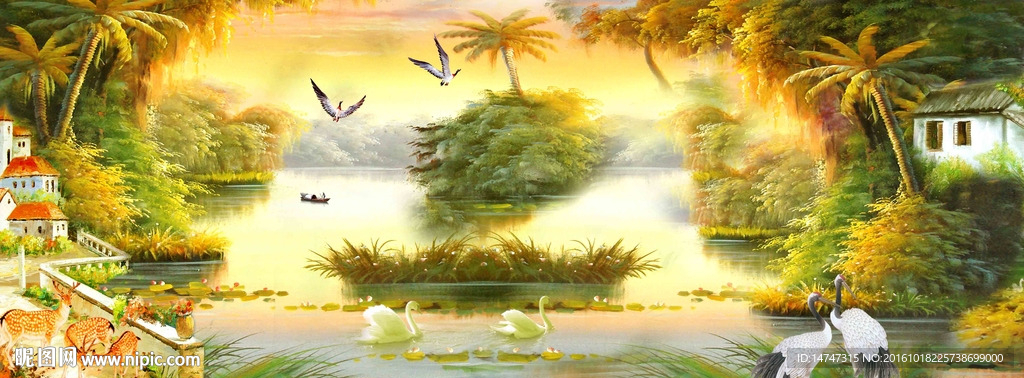 风景油画