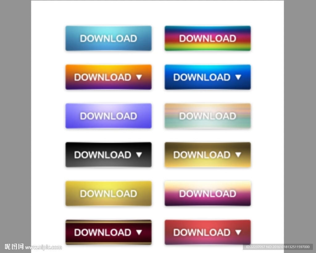 下载download按钮图标