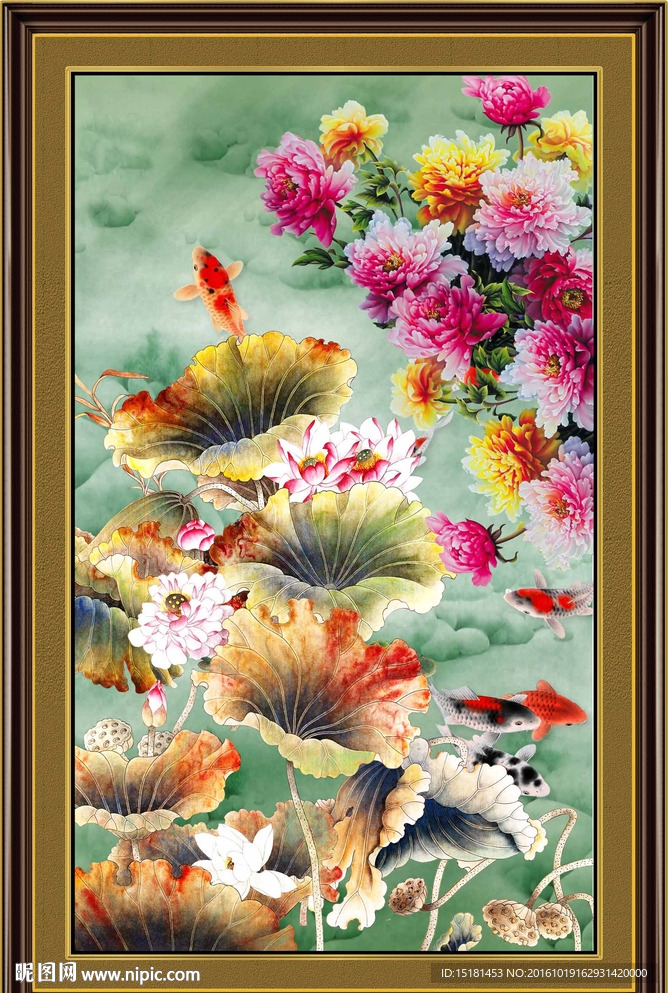 荷花图