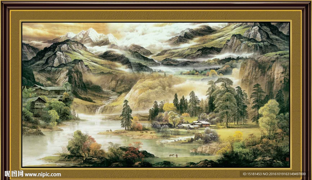 国画山水