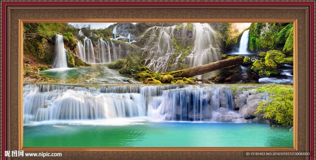 山水风景 流水生财