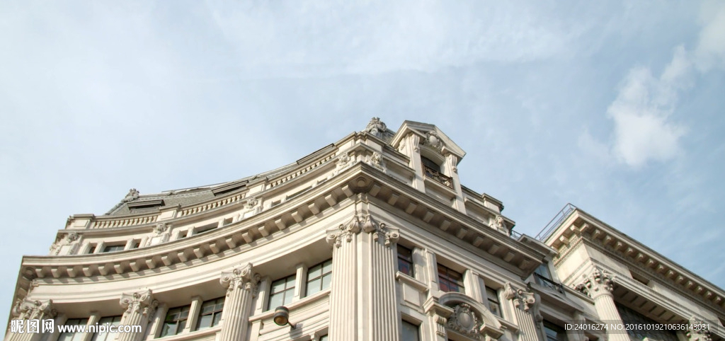 牛津街建筑平移拍摄
