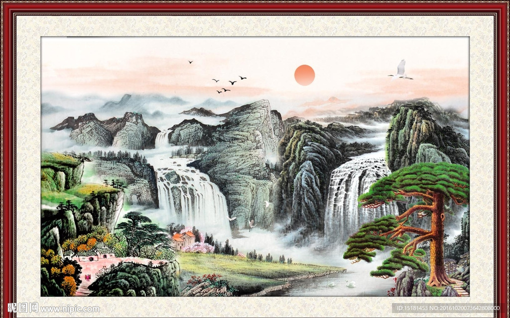 国画山水