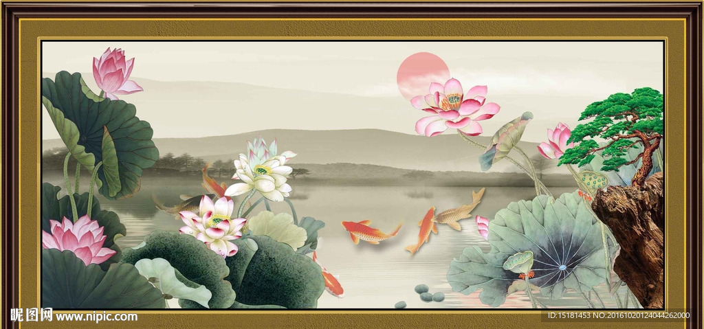 荷花图
