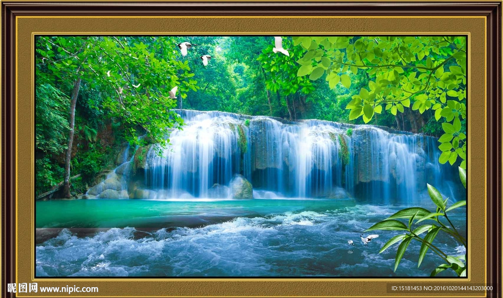 流水风景