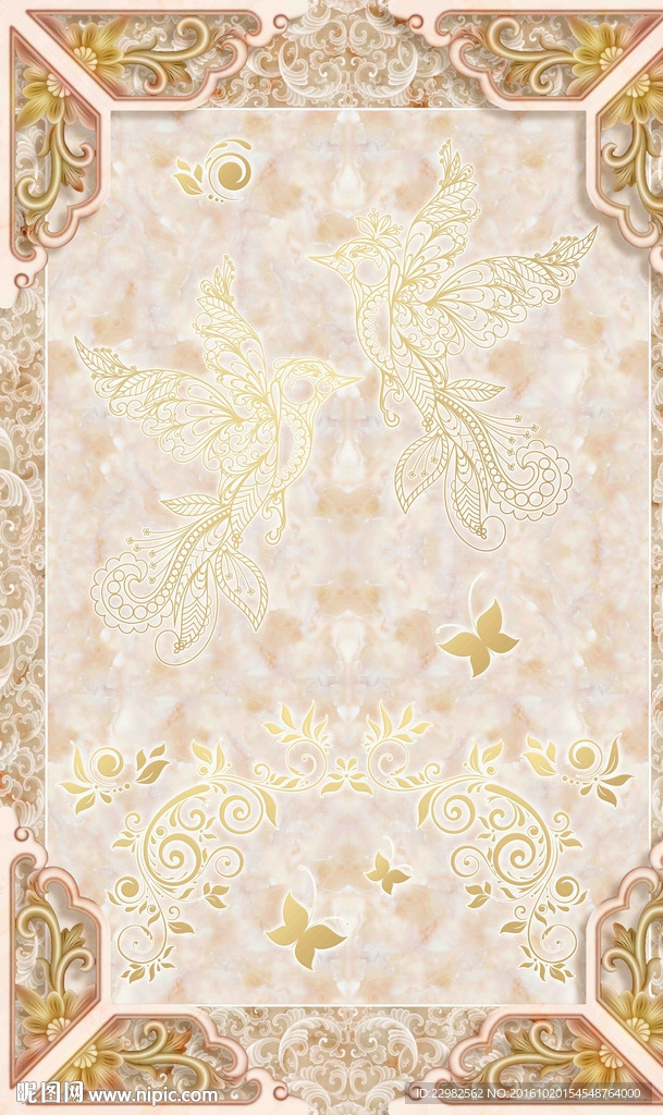 欧式花纹