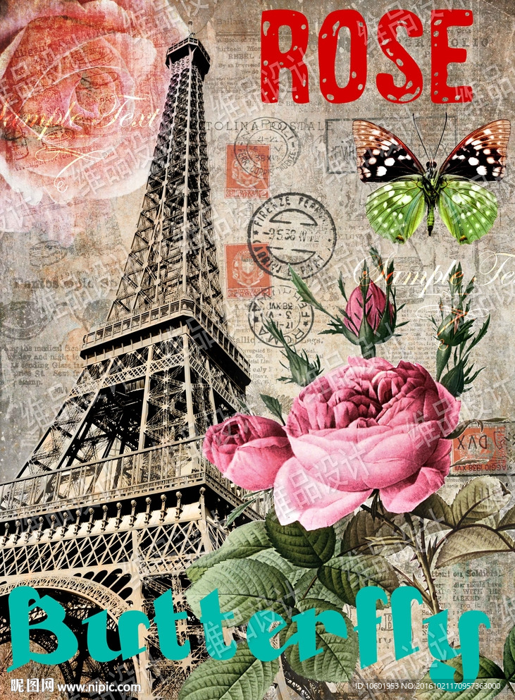 欧美风格装饰画