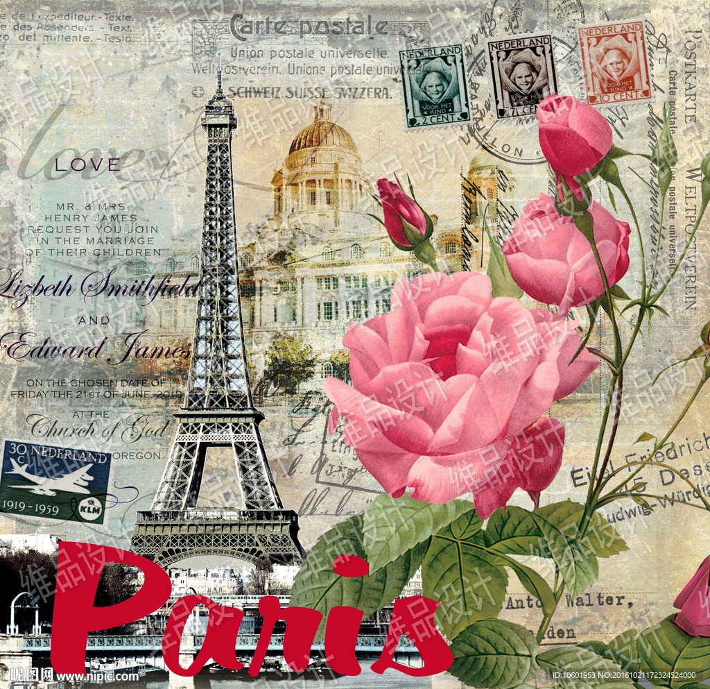 欧美风格装饰画