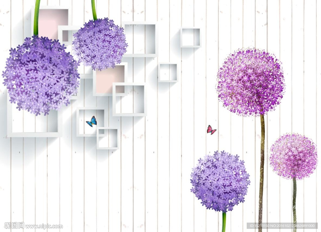 3D蒲公英