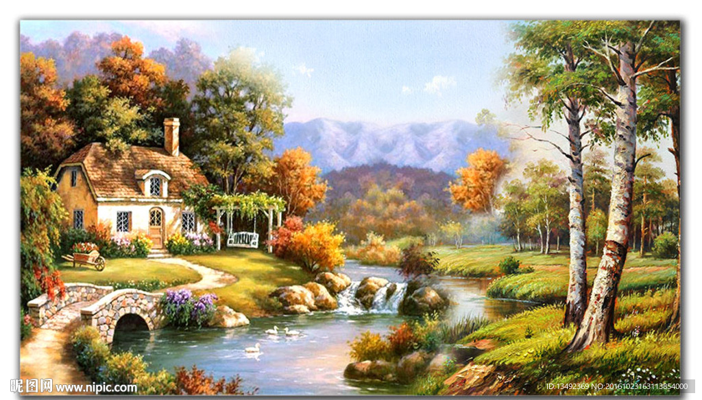 油画 风景