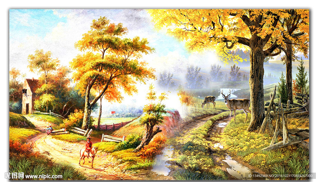 风景油画