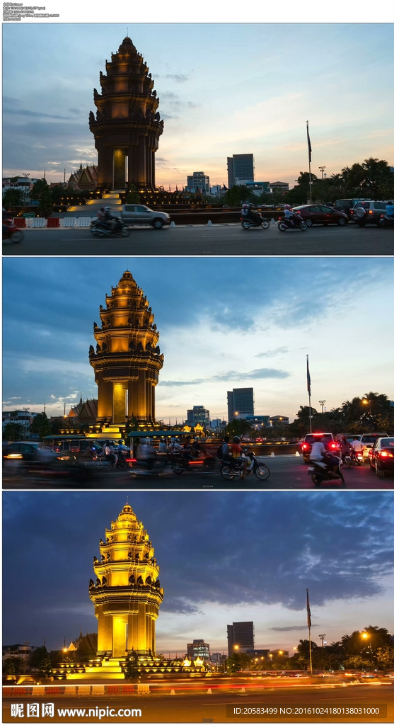越南柬埔寨城市建筑