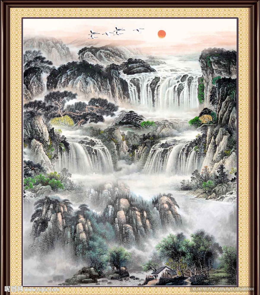 山水国画