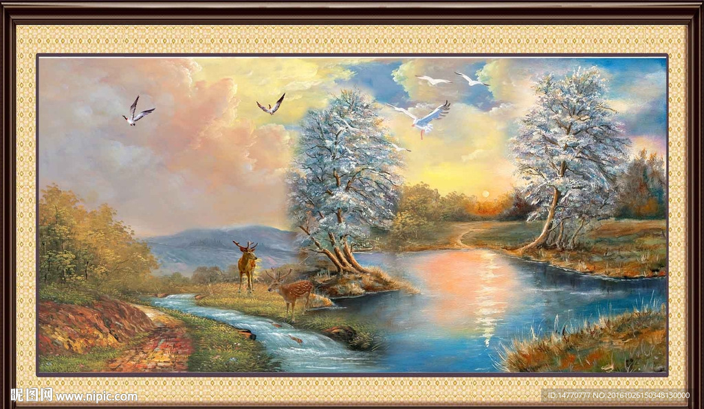 风景油画