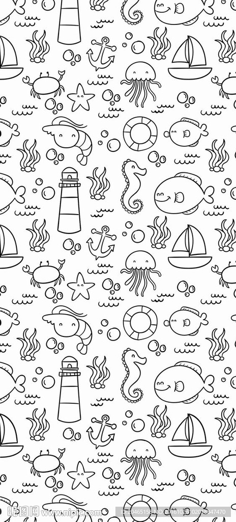 海洋挂画图片