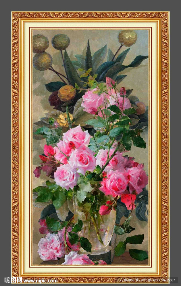花卉油画
