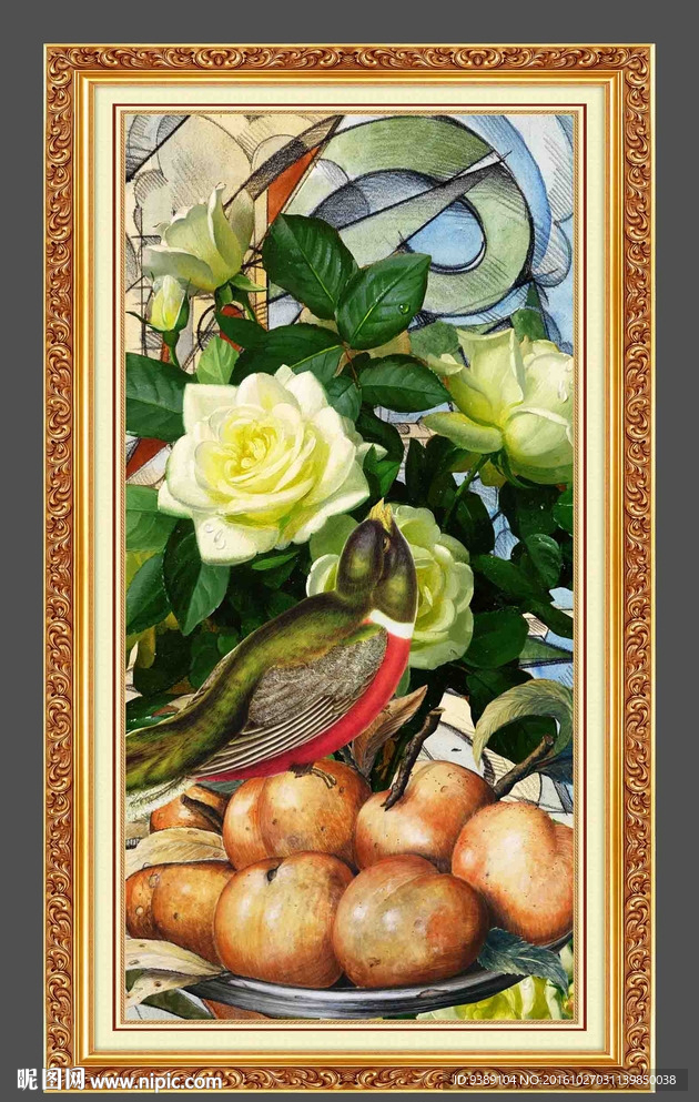 花卉油画