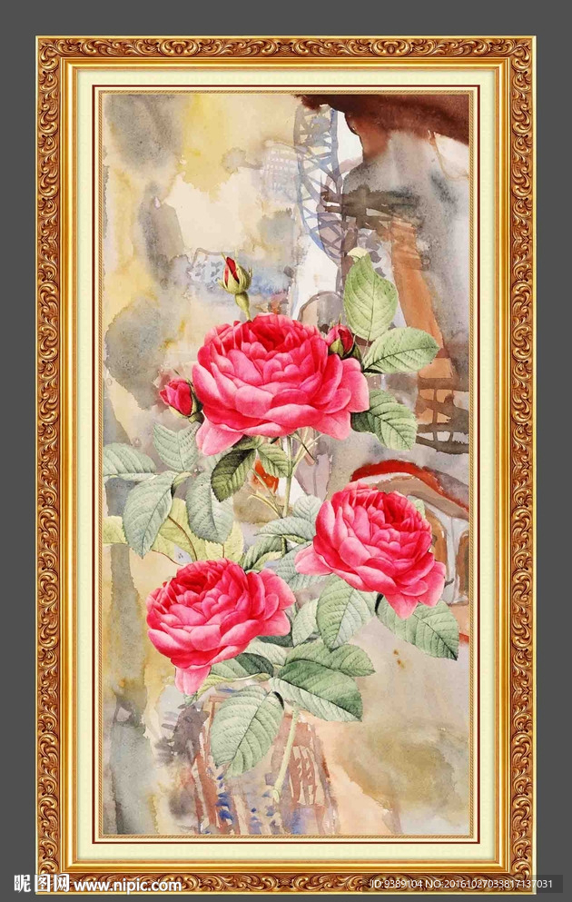 花卉油画