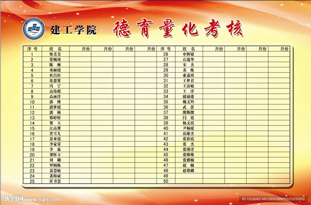 德育量化考核