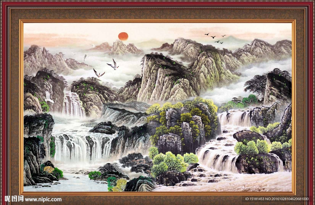 山水国画