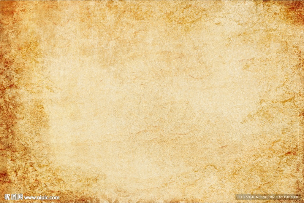黄色复古底纹
