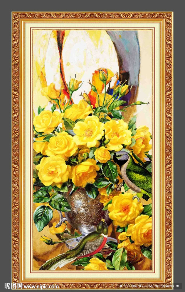 花卉油画
