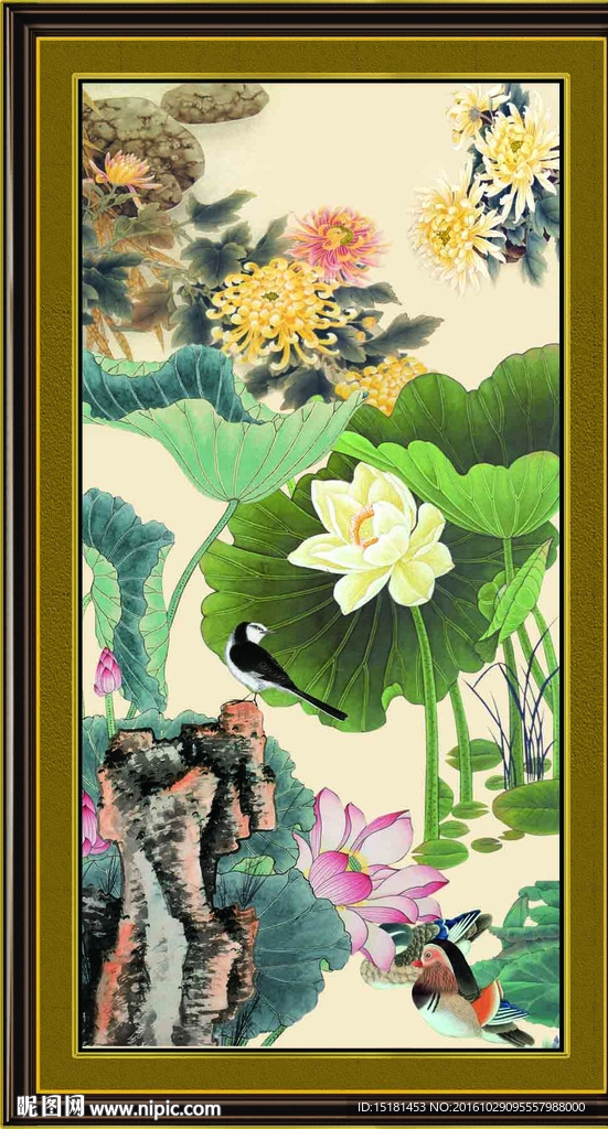 荷花图