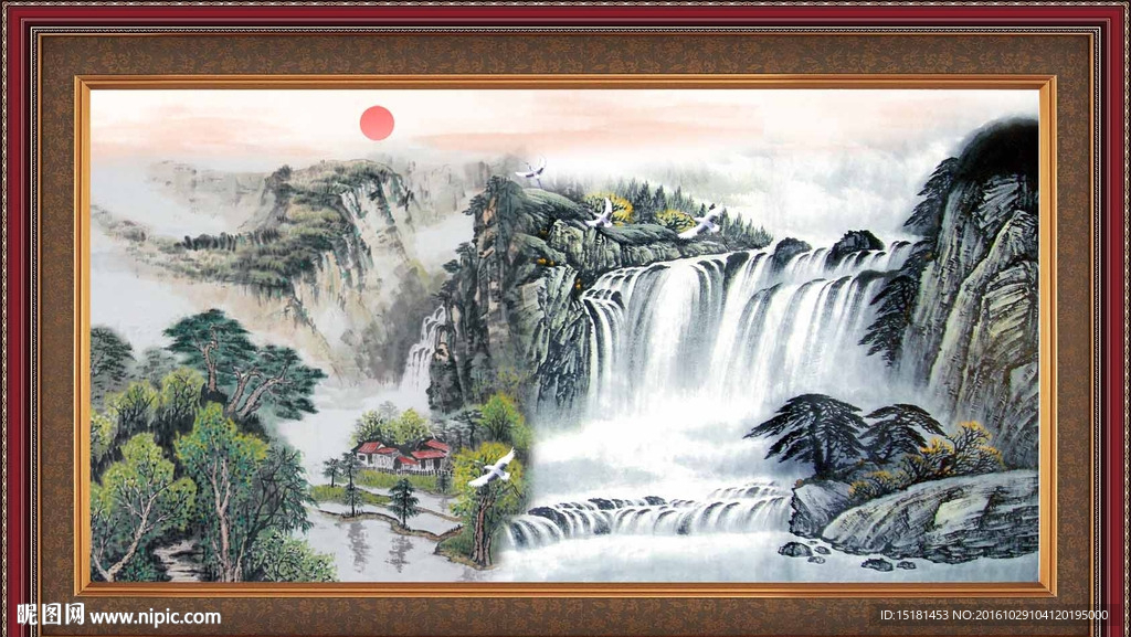 国画山水