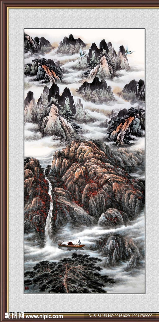 山水风景国画