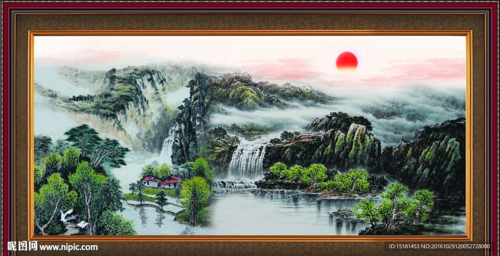 国画山水