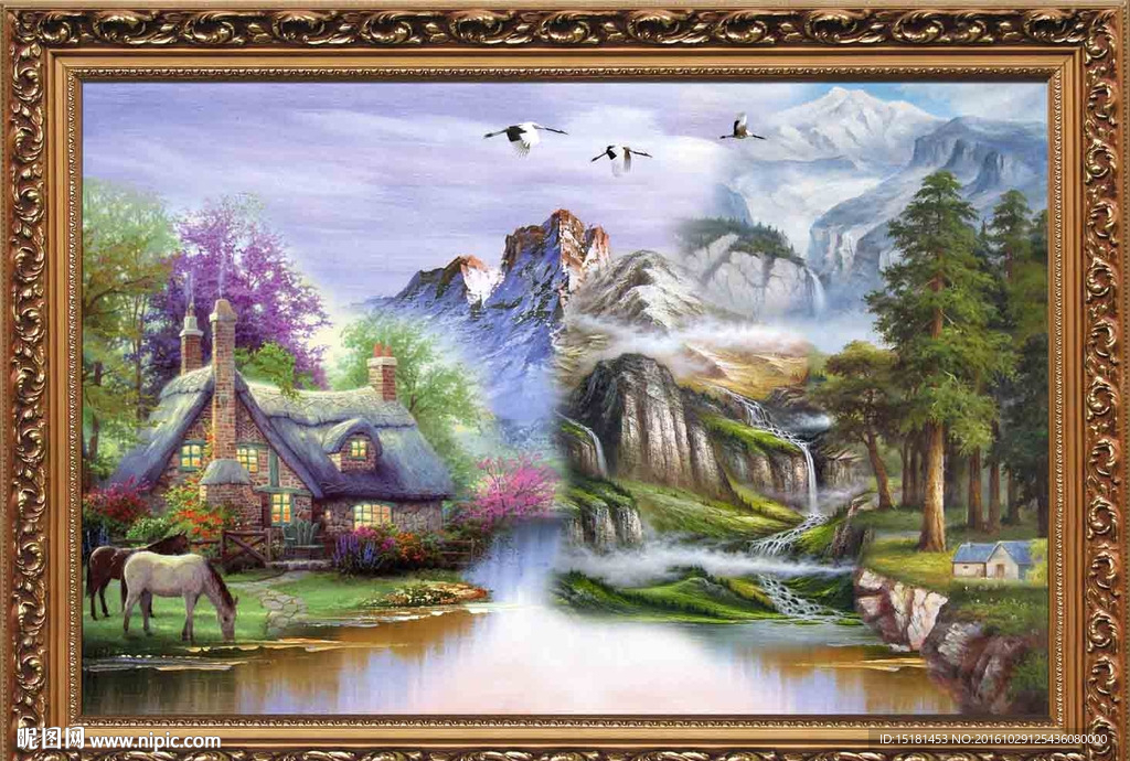 风景油画