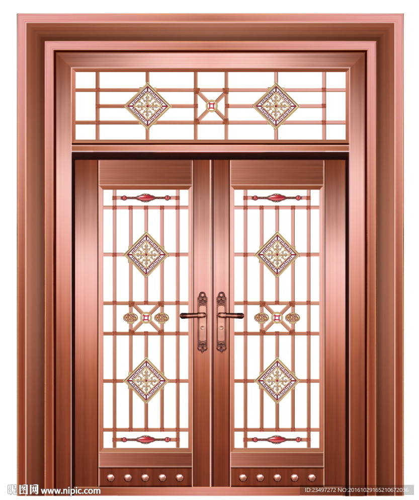 仿铜门