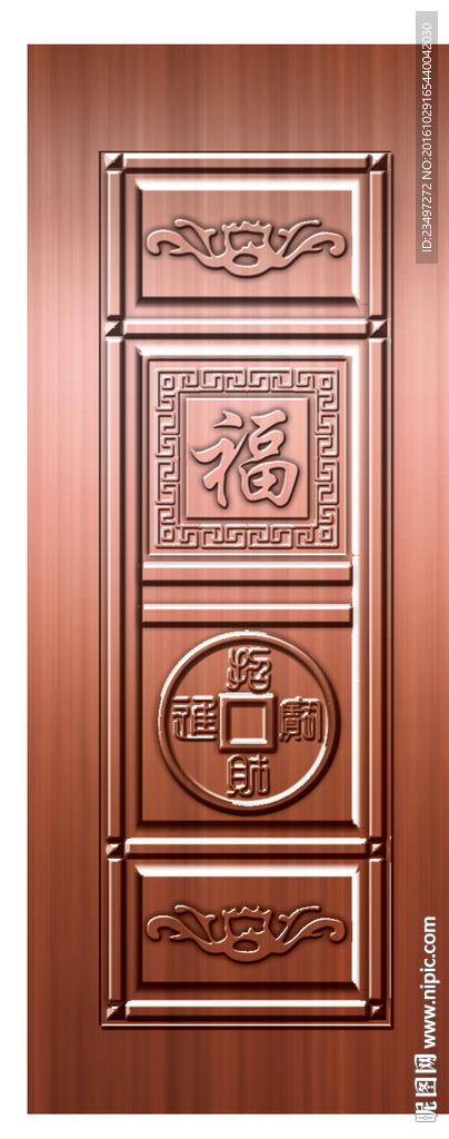 仿铜门