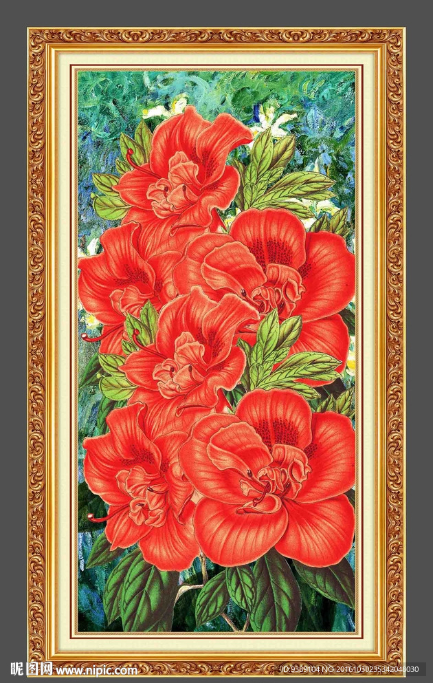 花卉油画