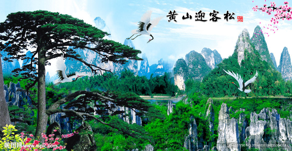 迎客松