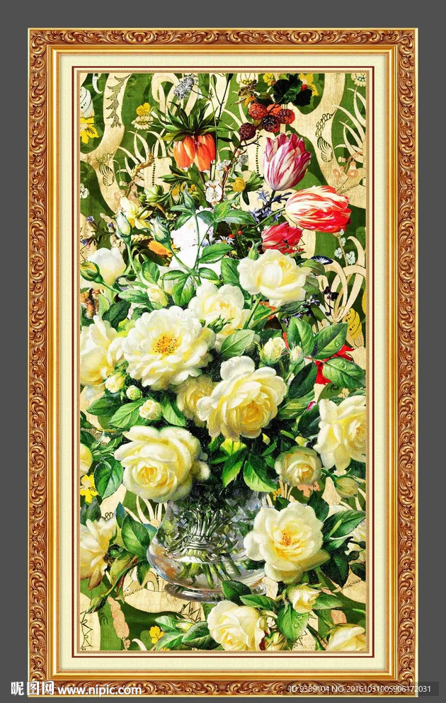花卉油画