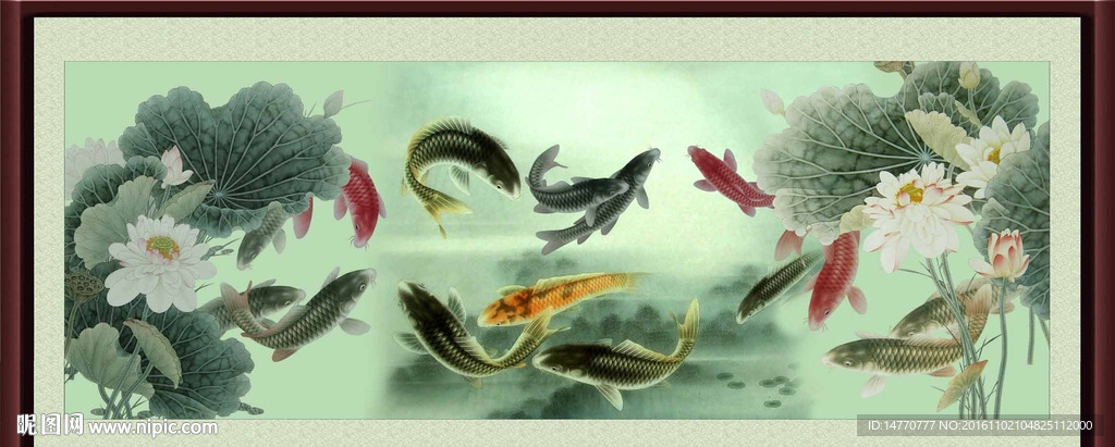 荷花图