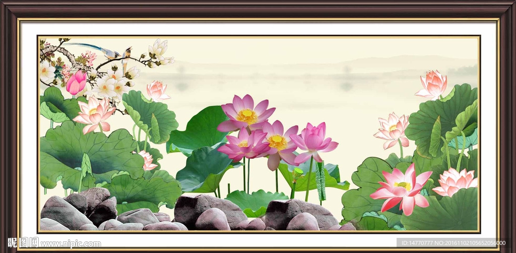 荷花图
