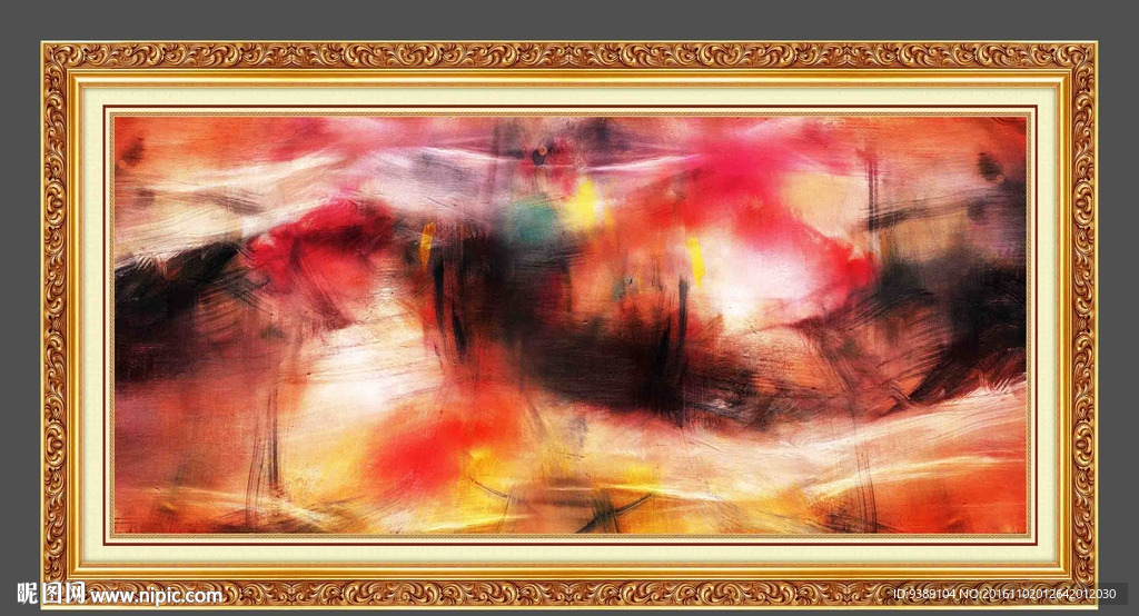 抽象油画