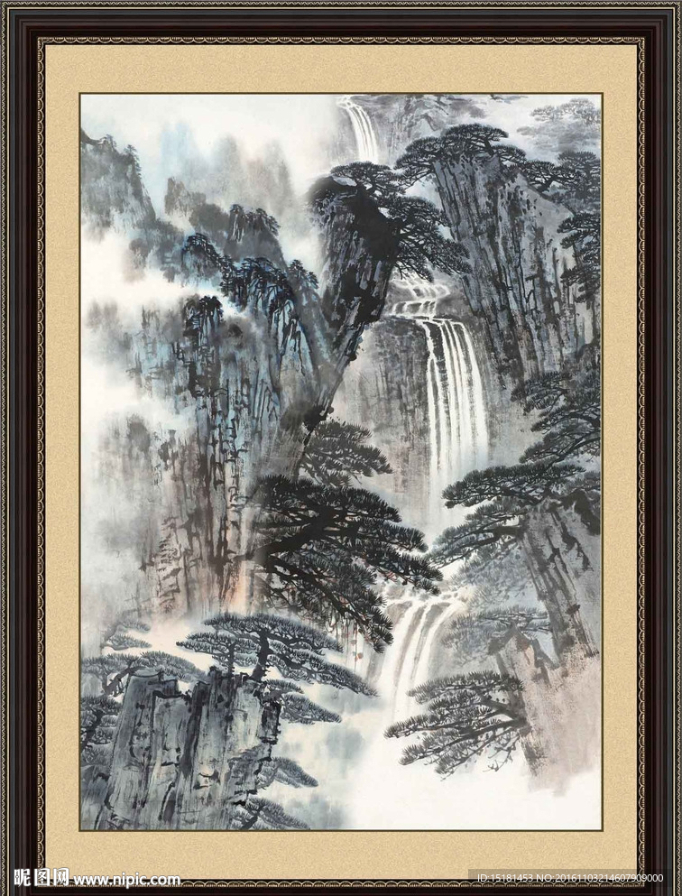 国画流水生财