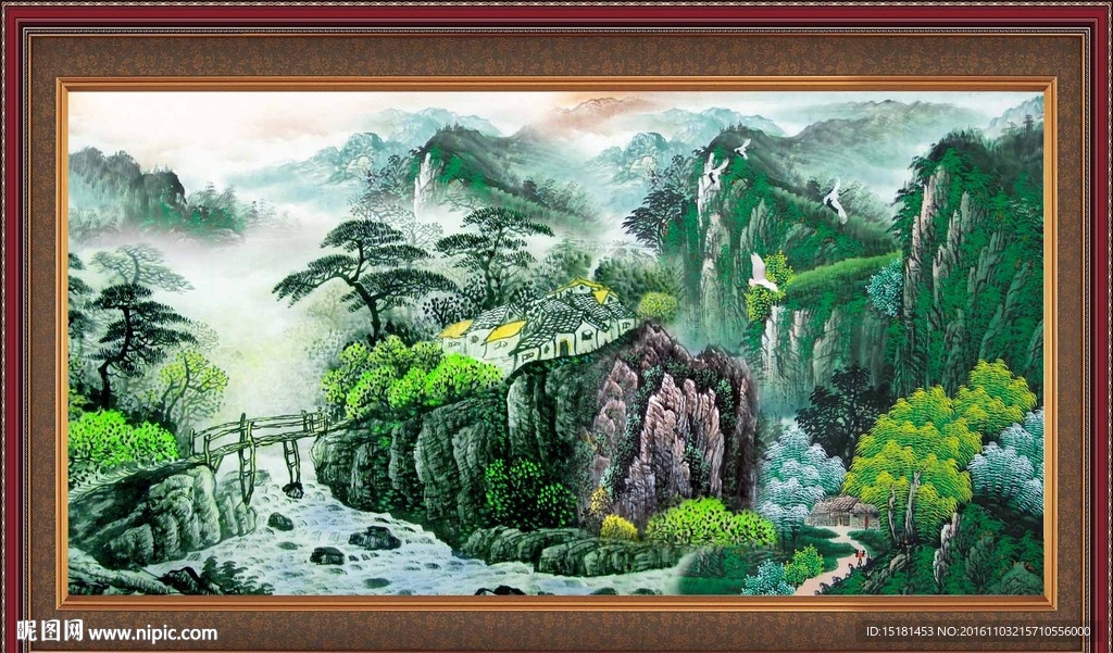 山水国画