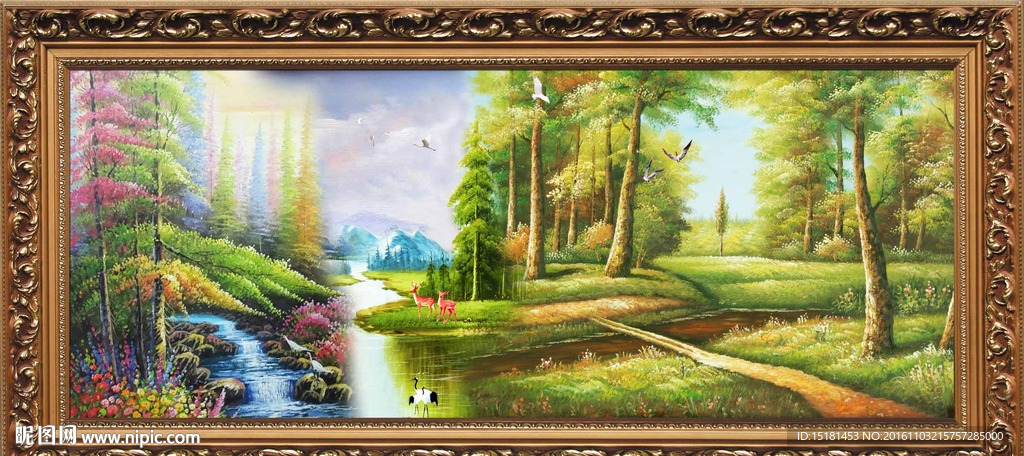 油画风景