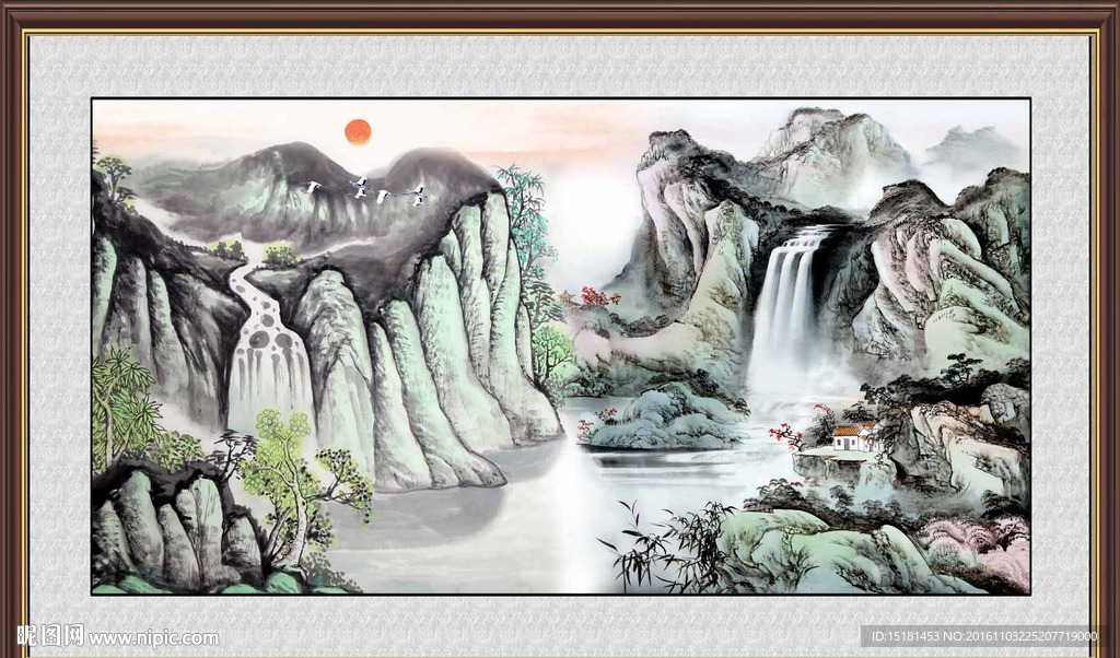 山水风景国画