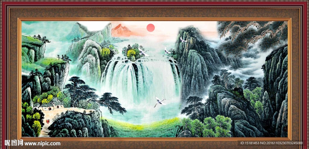 山水国画