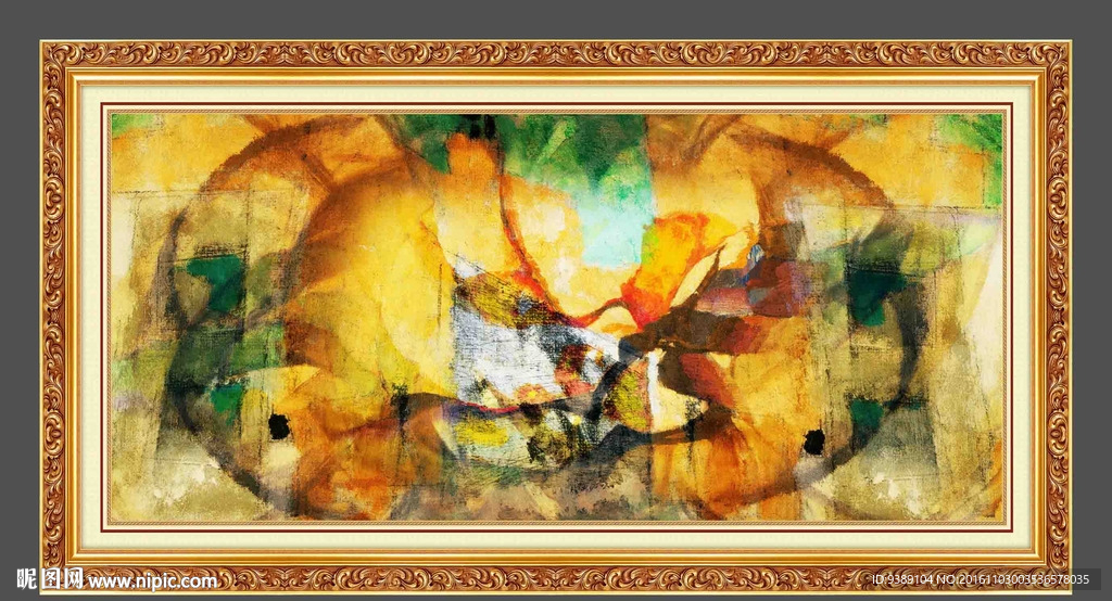 抽象油画