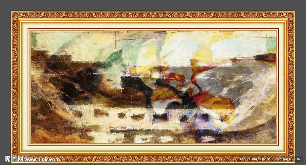 抽象油画