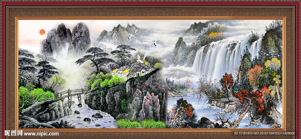 国画山水